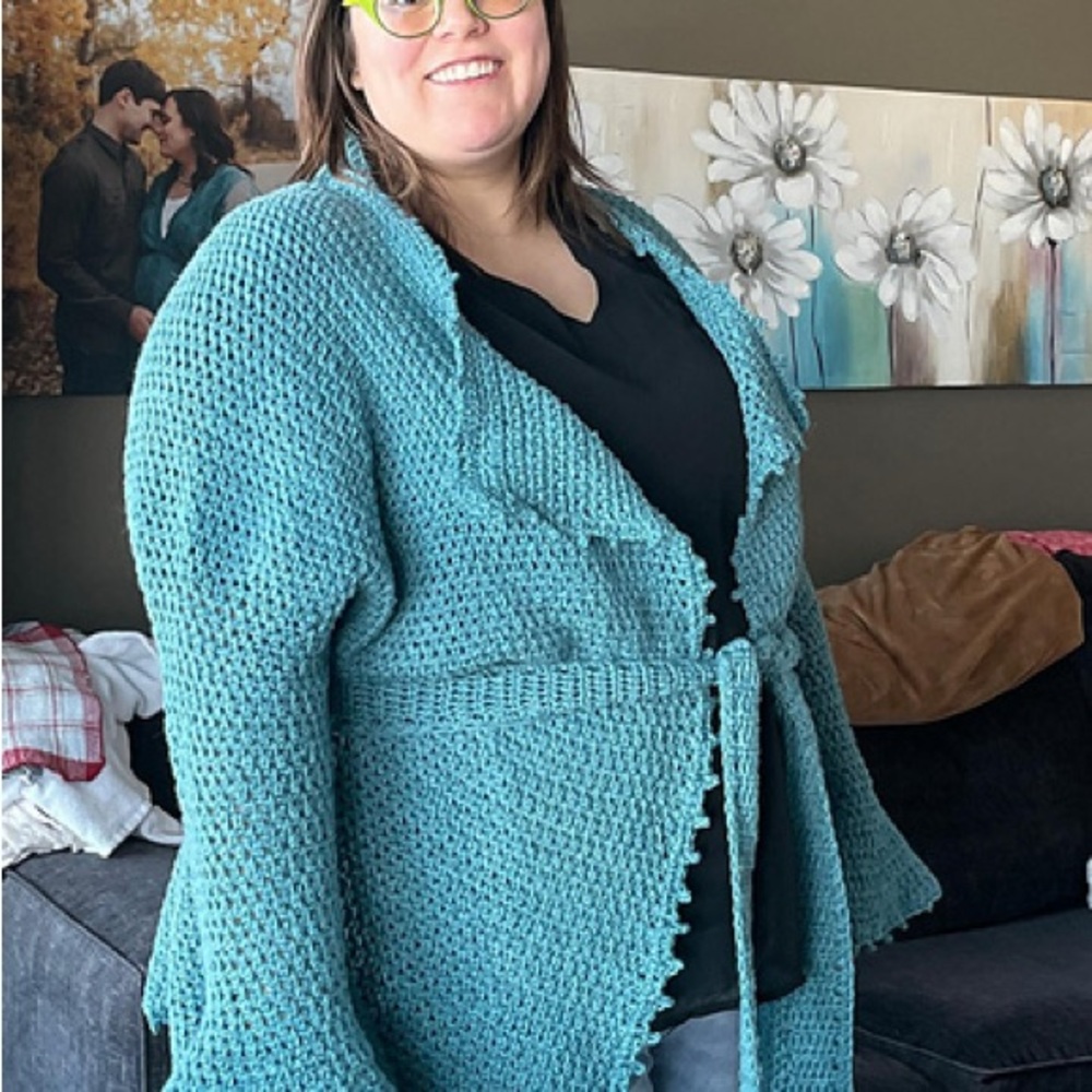 Handmade Crochet Fairy Dust Cardigan